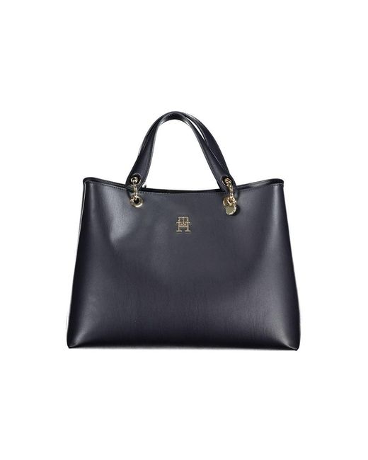 Tommy Hilfiger Blue Polyethylene Handbag