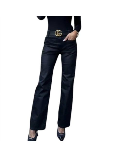 Bevy Flog Blue Tami High Rise Bootcut Pants