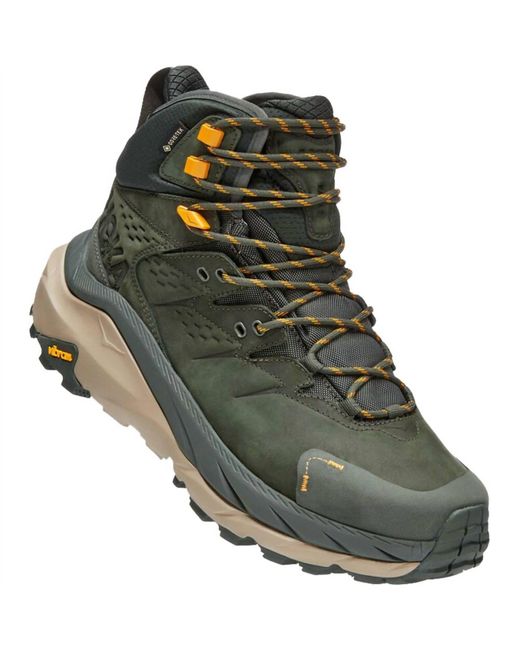 Hoka One One Green Kaha Gtx Hiking Boots for men