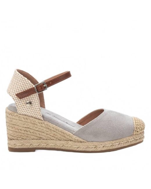 Xti Metallic Wedge Sandals