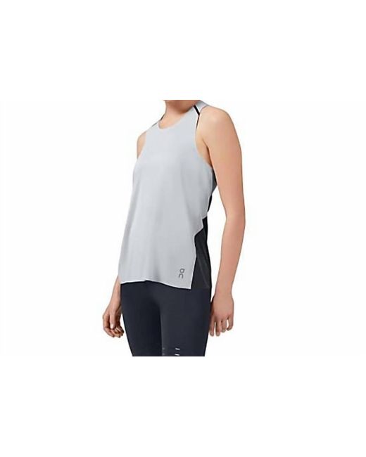On Running Tank T In Glacier/black Lyst