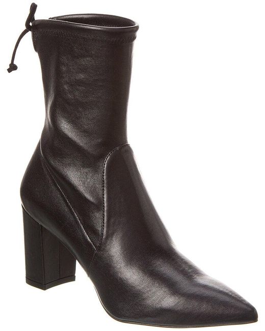 stuart weitzman maelie leather bootie