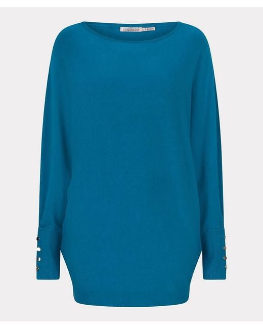 EsQualo Blue Basic Sweater