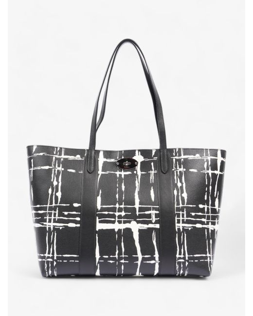 Mulberry Black Bayswater Printed Tote /leather