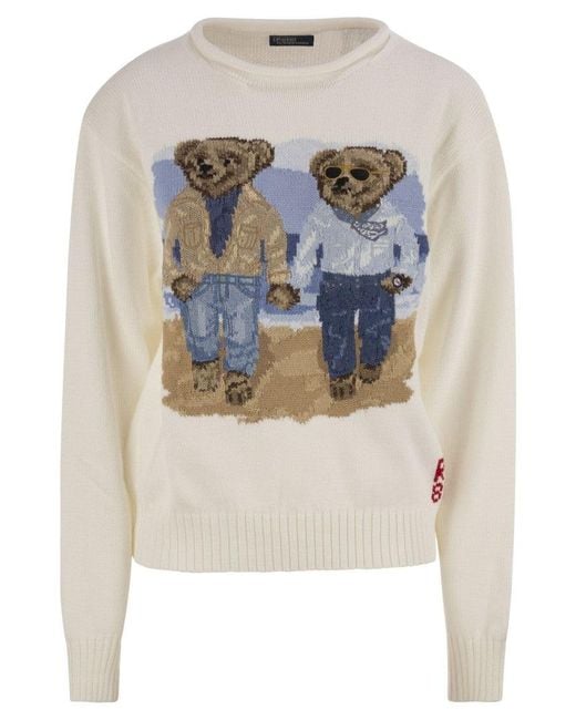 Polo Ralph Lauren Blue Ralph & Ricky Bear Jersey