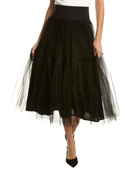 Gracia Black Tulle Skirt