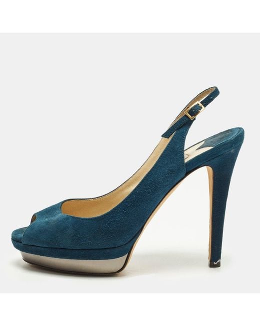 Jimmy Choo Blue Aadi