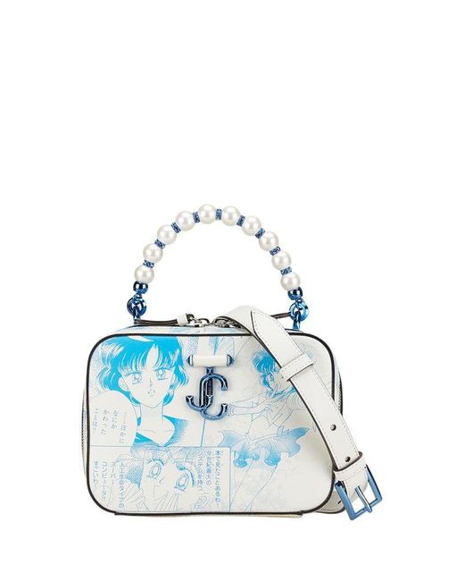 Jimmy Choo Blue Sailor Moon Leather Handbag