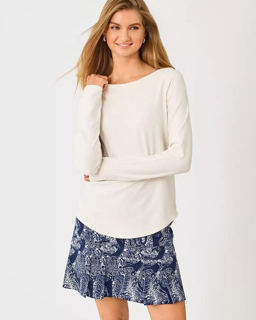 Lilly Pulitzer White Luxletic Affirmation Pullover