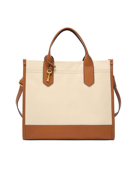 Fossil Natural Kyler Leather Tote