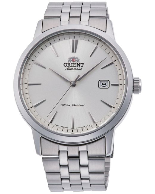 Orient Gray 42mm Stainless Steel Watch Ra-ac0f02s10b for men