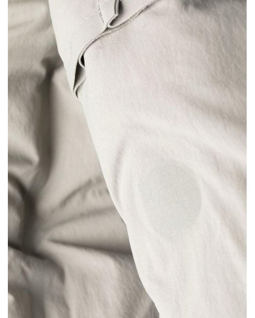 Maison Margiela Natural Quilted Puffer Jacket With Oversized Fit And Classic Collar for men