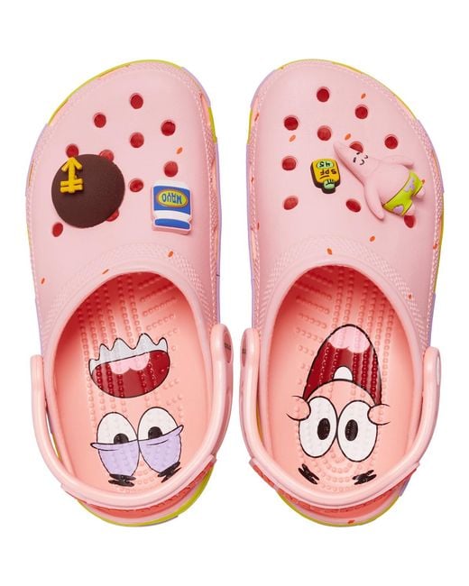 CROCSTM Pink Spongebob Patrick Classic Clog for men
