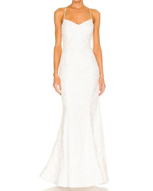 Likely White Sardo Lace Gown