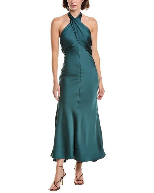 O.P.T O.P.T Willie Maxi Dress in Green | Lyst