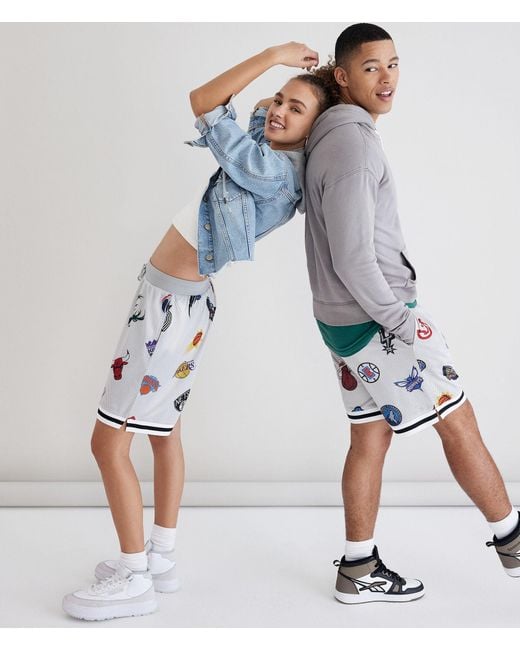 Nba team logo shorts 2025
