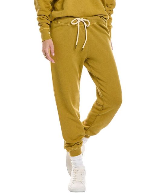 The Great Yellow Cropped Sweatpant
