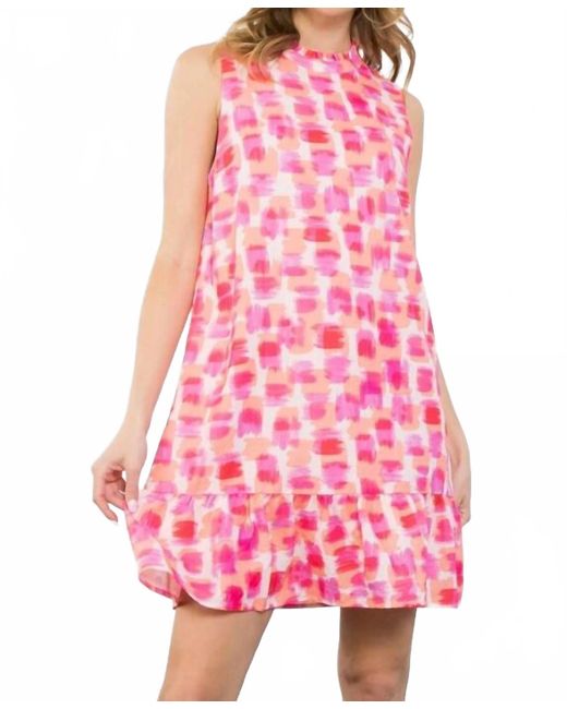 Thml Pink Kinsley Shift Dress