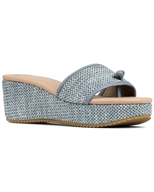Donald J Pliner Blue Silli Slide