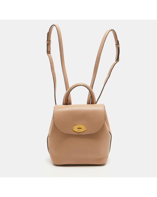 Mulberry Natural Leather Mini Bayswater Backpack