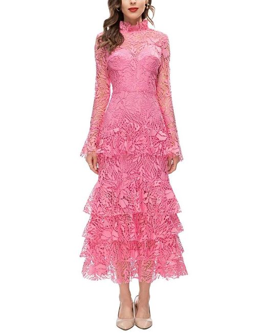 BURRYCO Pink Maxi Dress