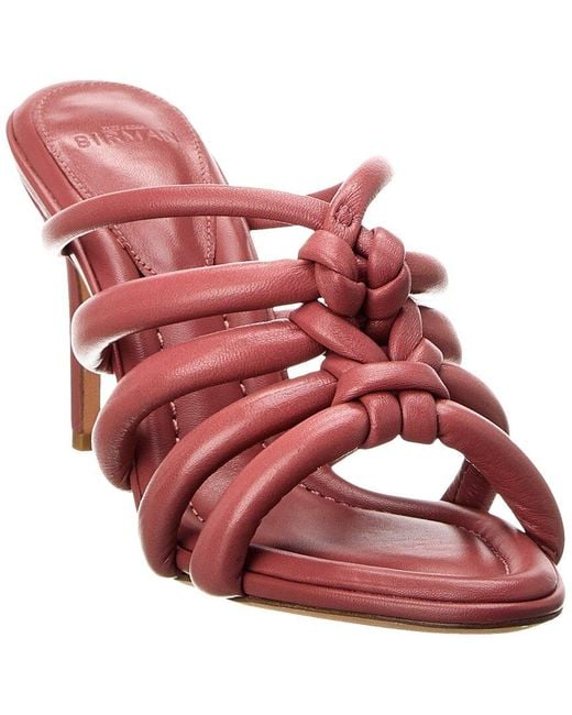 Alexandre Birman Pink Maeva 85 Leather Sandal
