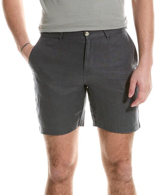 Onia Gray Linen Short for men
