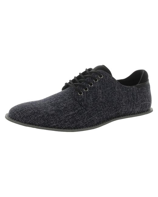 Dr. Scholls Black Fly By Canvas Lace-up Oxfords for men