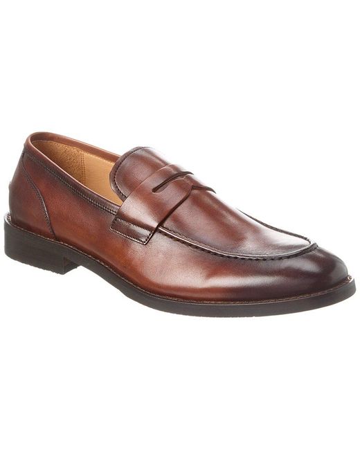 Warfield & Grand Brown Solano Leather Loafer for men