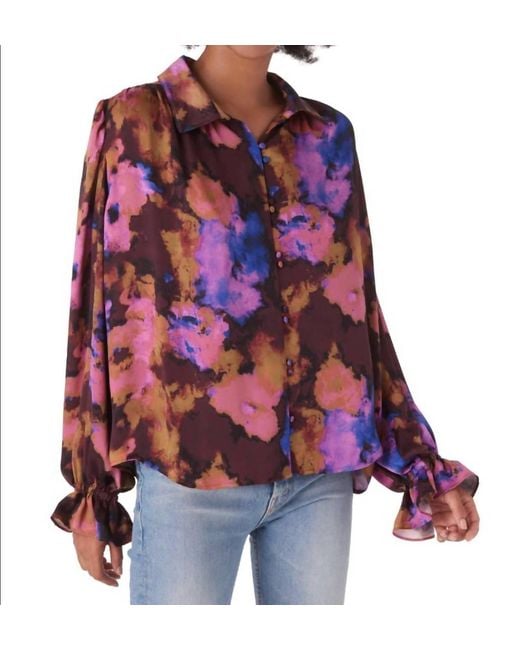 CROSBY BY MOLLIE BURCH Purple Nell Top