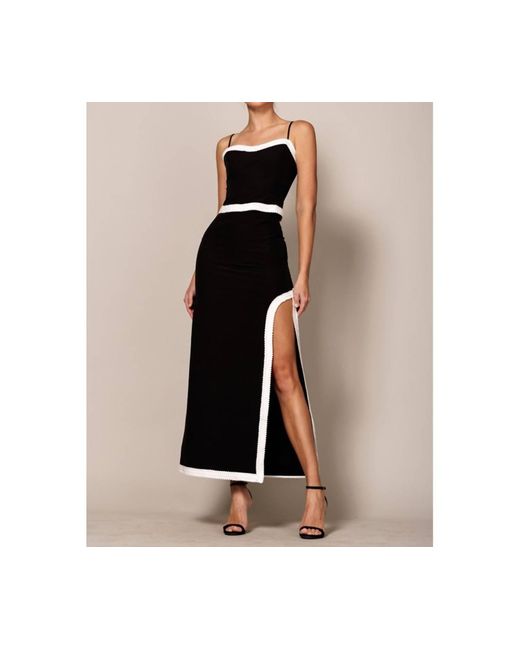 KEITH™ - Elegant High Waist Side Slit Midi Skirt