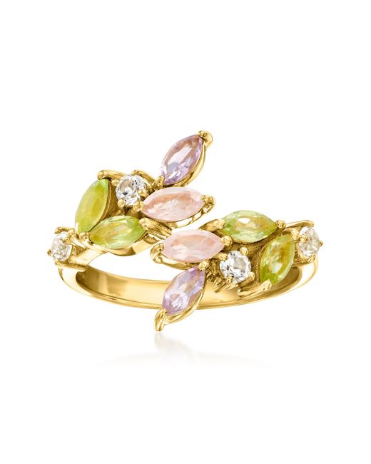 Ross-Simons Metallic Multi-Gemstone Ring