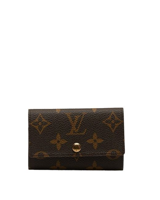 Louis Vuitton Black Multiclés Canvas Wallet (pre-owned)