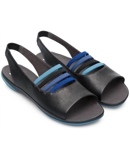 Camper Blue Twin Sella Sandal