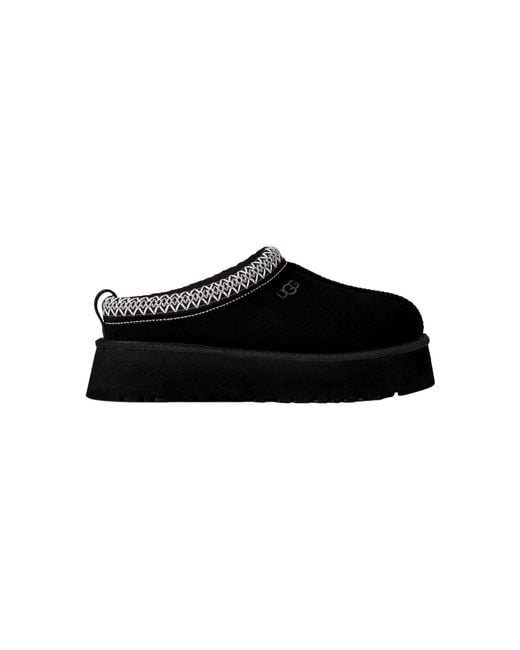 Ugg Black Tazz Suede Slippers