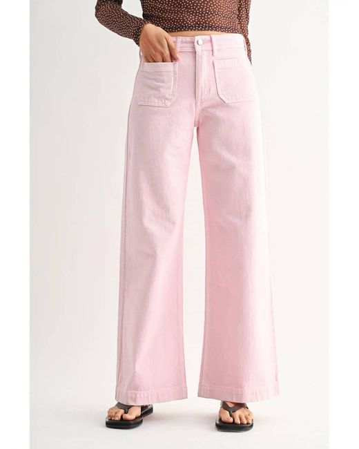 Jbd. Pink Patch Pocket Jean