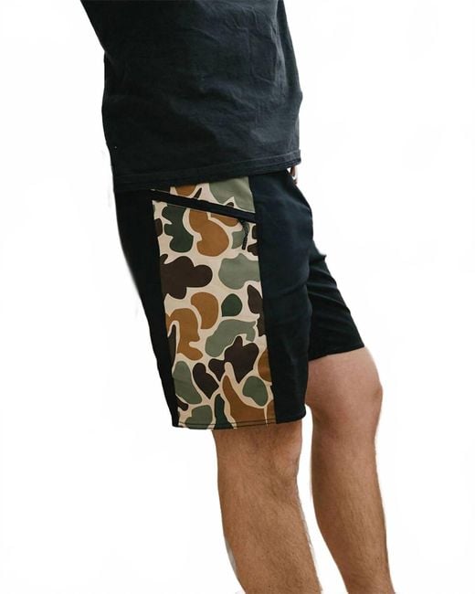 Seager Co. Black Capo Panel Trunks for men