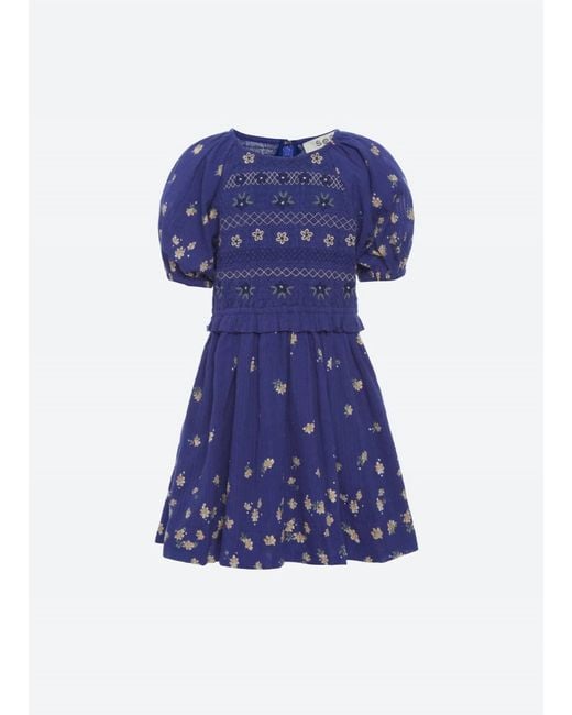 Sea Blue Girl's Elizabeth Mini Dress