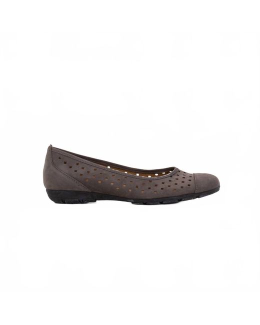 Gabor Gray Flat Sandal