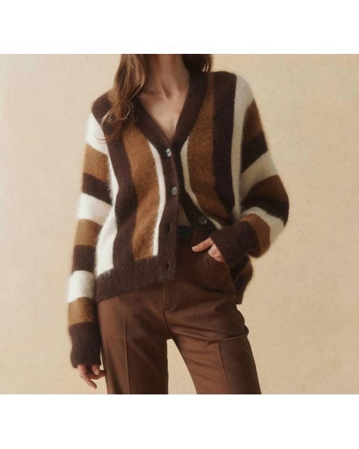 The Great Brown The Fluffly Slouchy Cardigan