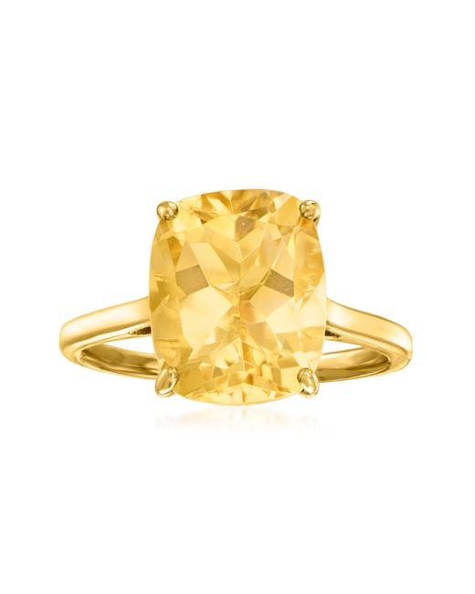 Ross-Simons Yellow Citrine Ring