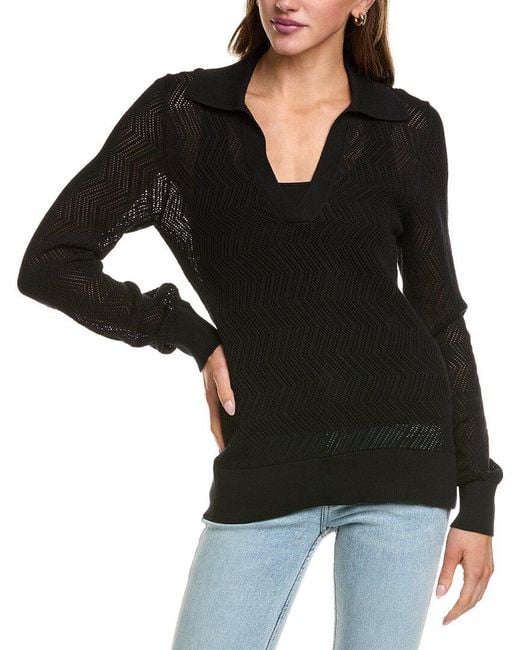 Proenza Schouler Black Nicola Knit Sweater