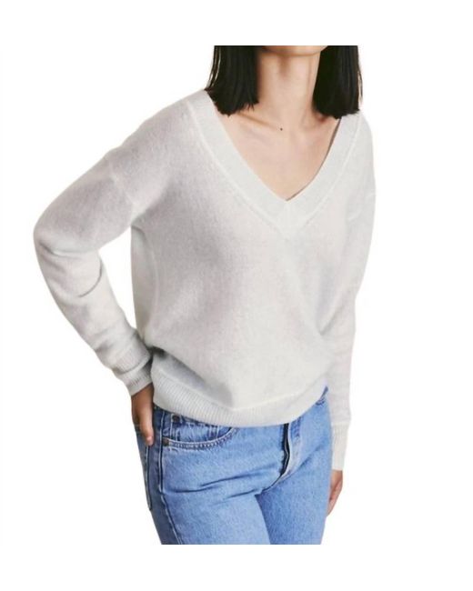 Line Gray Natia Cashmere Sweater