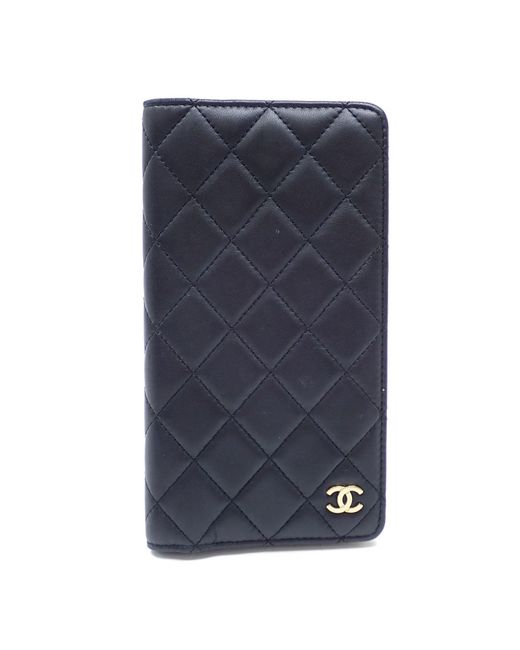 Chanel Blue Leather Wallet (pre-owned)