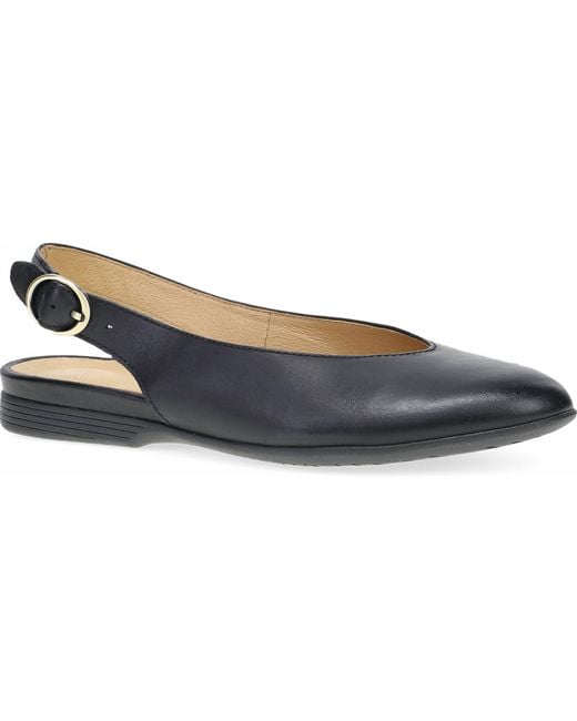 Dansko Black Lea Flats