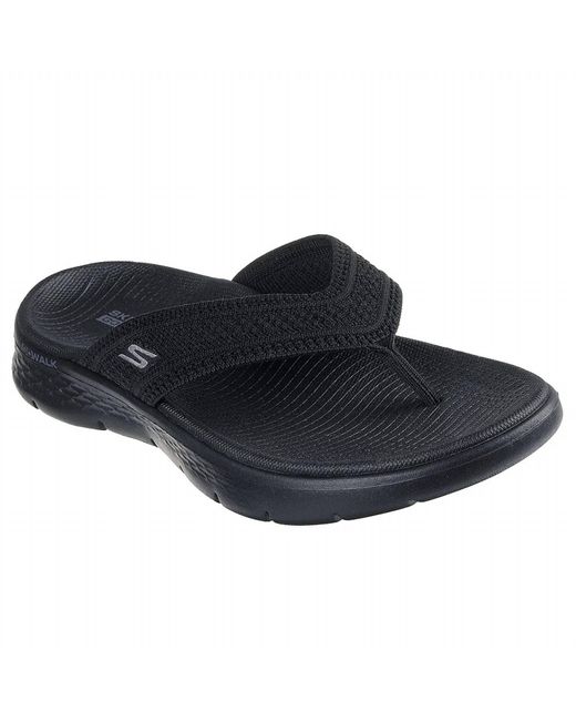 Skechers Black Go Walk Flex Sandal