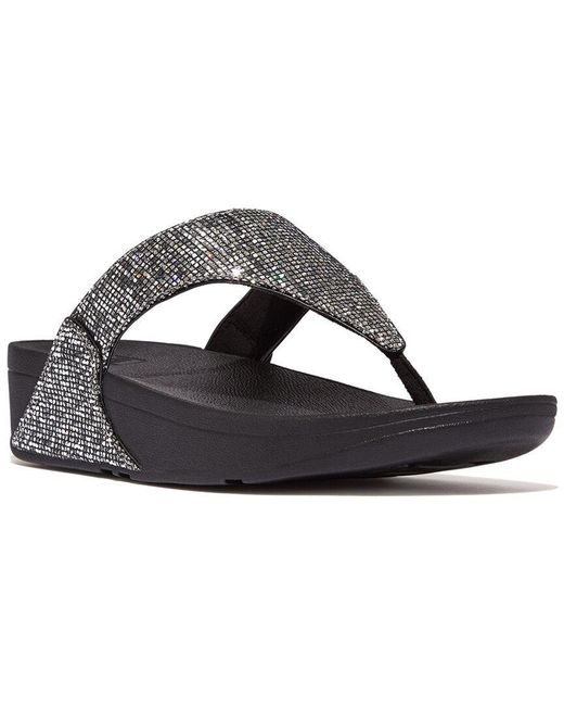 Fitflop Brown Lulu Toe Post Sandal