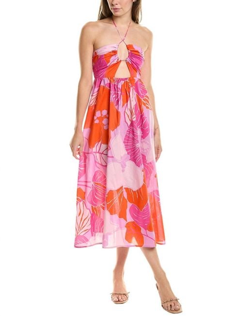Electric and Rose Red Ingrid Dress