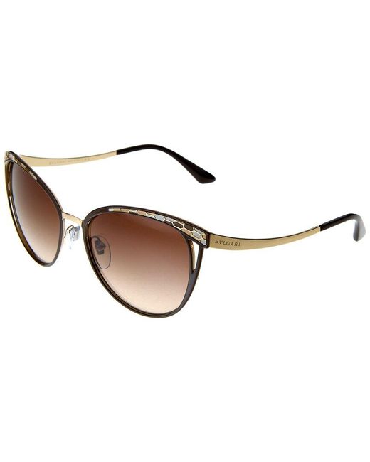 BVLGARI Brown Bv6083 56mm Sunglasses