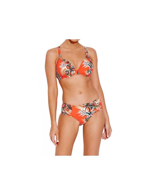 Seafolly Black Ocean Alley Wide Side Bikini Bottom